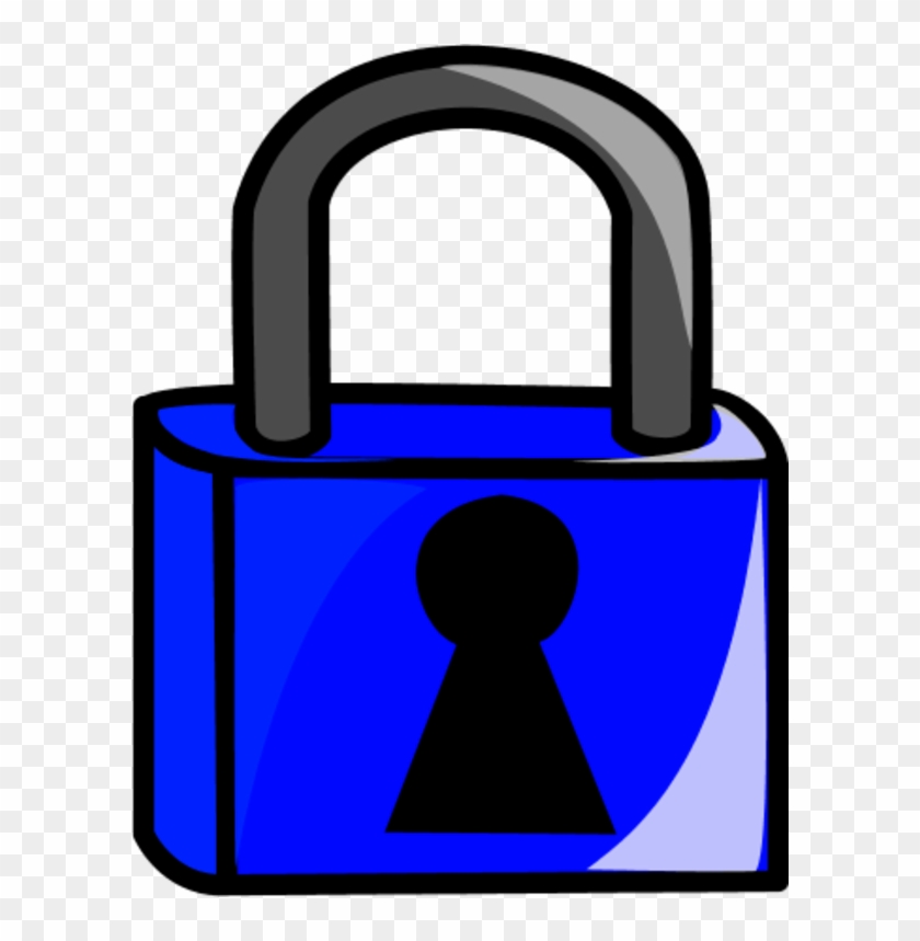 Lock Clipart Blue - Lock Clip Art Png #340506