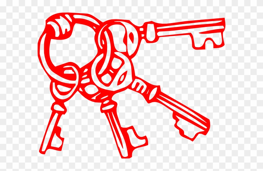 Key Clipart Red - Key Clip Art #340644