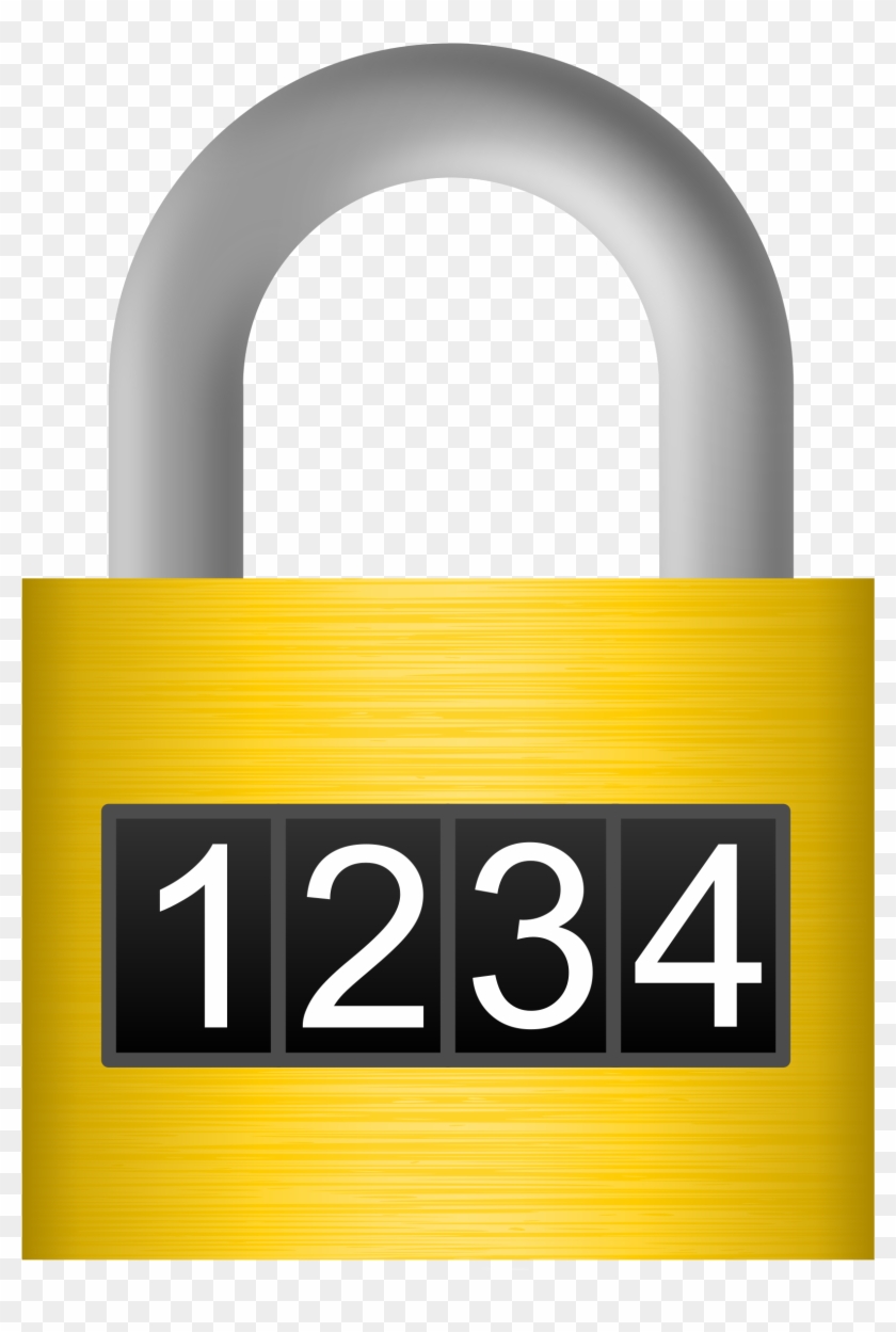 Extremely Ideas Lock Clipart Combination - Combination Lock Clipart #340763