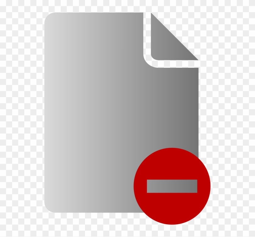 Clip Arts Related To - Delete File Icon Png #340911