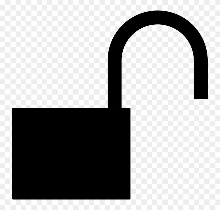 Lock Clipart Transparent - Pad Lock Clip Art #340942