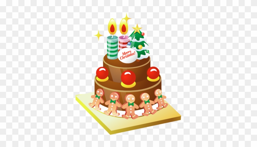 Happy New Year Fotor Photo Cards - Christmas Cake Vector Png #341160