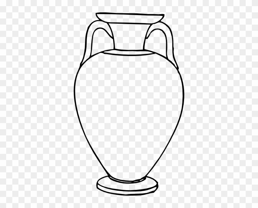 Greek Urn Svg Clip Arts 360 X 596 Px - Greek Vase Outline #341236