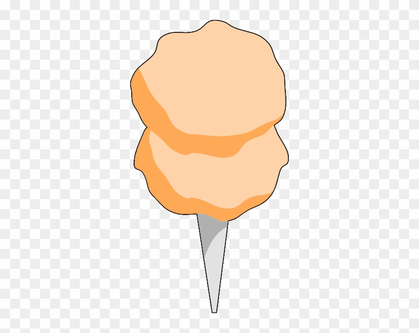 Orange Cotton Candy Clip Art At Clker Com Vector Clip - Clip Art #341250