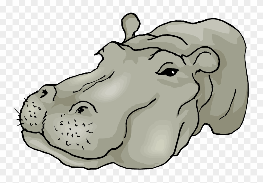 Hippopotamus Clipart - Clipart Hippo #341262