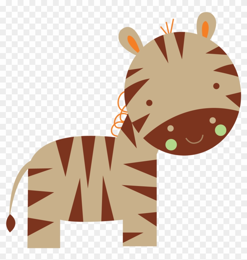 Ebe53-zebra - Beiwanda Wall Sticker Baby Animals Set 2 (11 Pieces) #341285