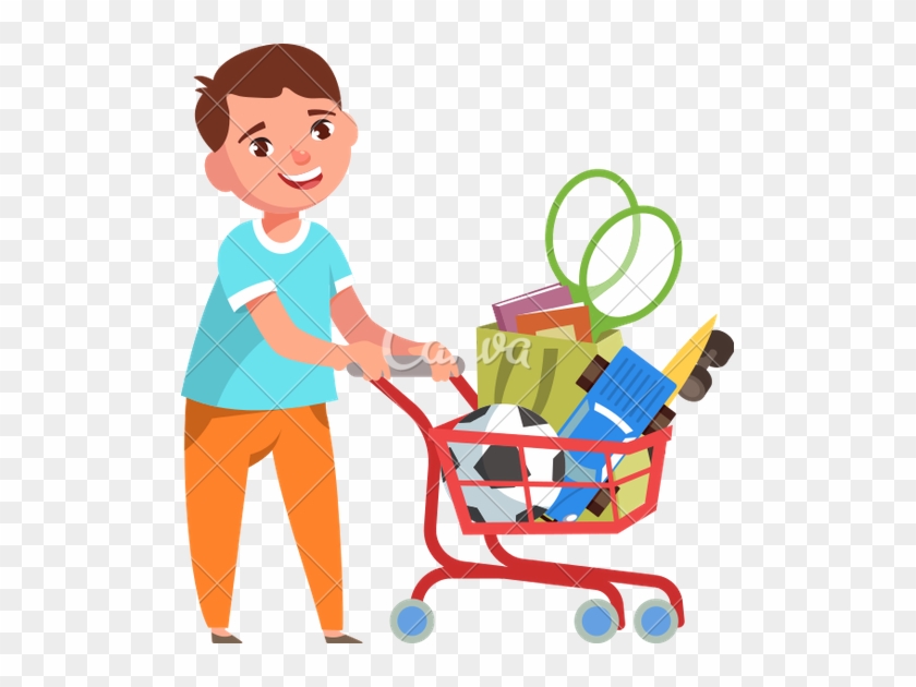 Toy Clipart Shopping Cart - Shopping Toys Clip Art #341286