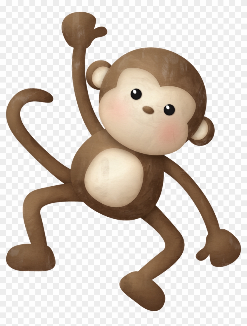 Baby Selva - Minus - Clip Art Of Hanging Monkey #341288