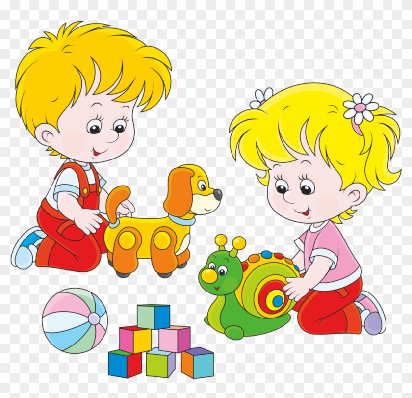 Children Playing With Toys - Playing Toys Clipart #341290