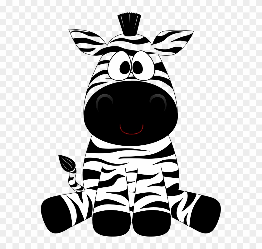 Animais Do Safari Png - Cartoon Zebra Png #341349