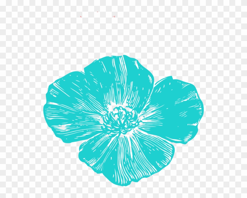 How To Set Use Blue Poppies Svg Vector - Clip Art #341398