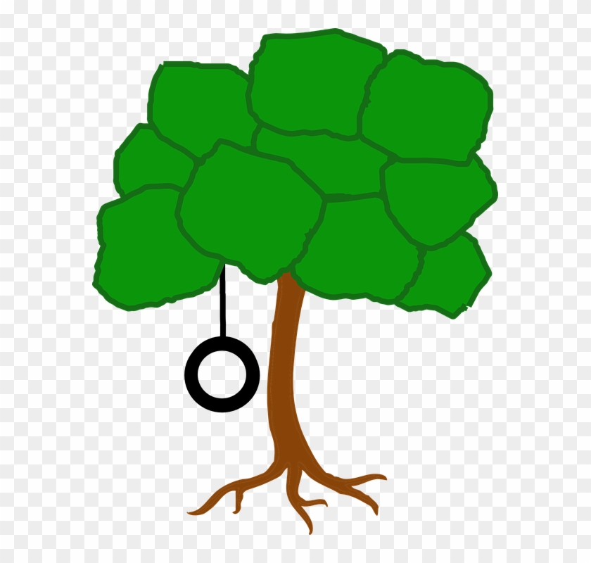 Tree House Clipart 3, - Tree House Clipart With Swing #341439