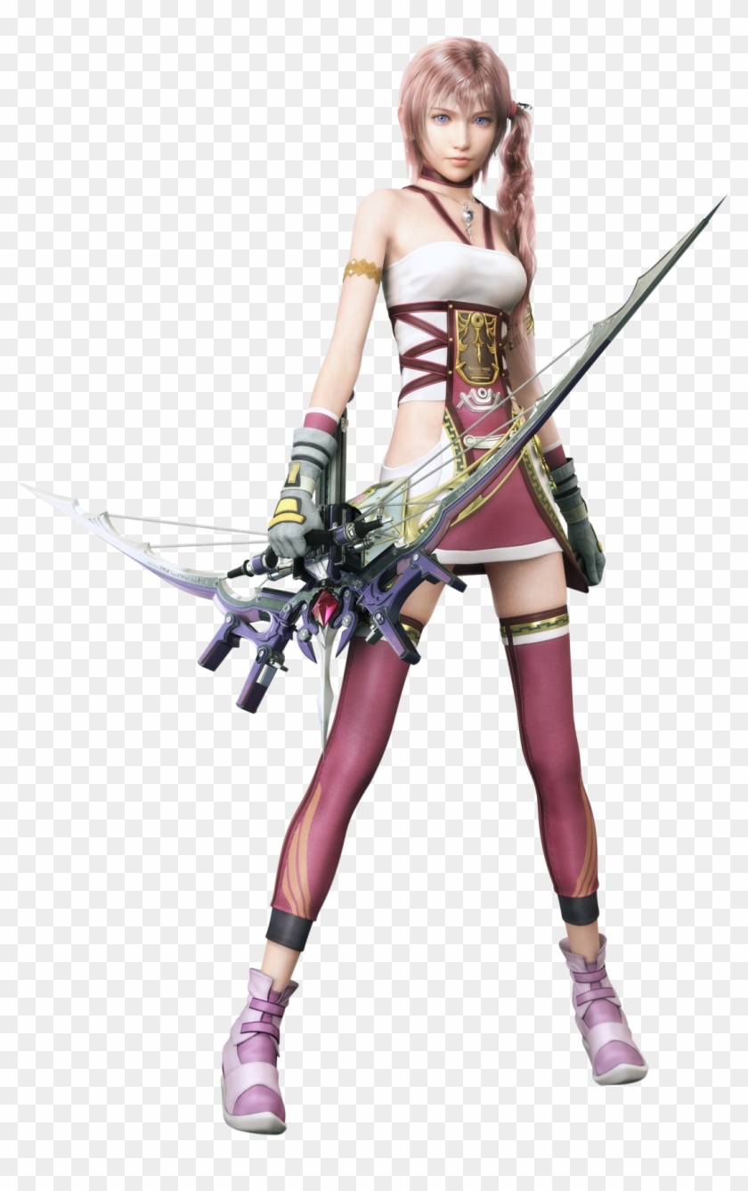 0032 August 23 2011 Final Fantasy 13 2 Serah - Final Fantasy Xiii-2 Ff 13-2 Serah Farron Cosplay Costume #341490