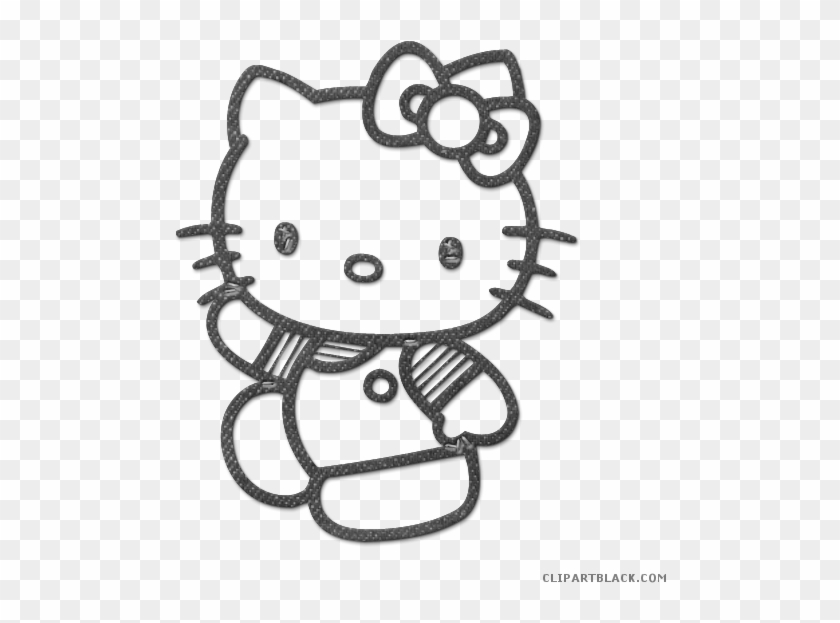 Black And White Animals Animal Free Black White Clipart - Printable Hello Kitty Coloring Pages #341493