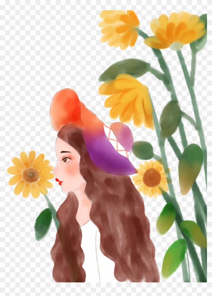 Common Sunflower Floral Design Icon - Common Sunflower Floral Design Icon #341997