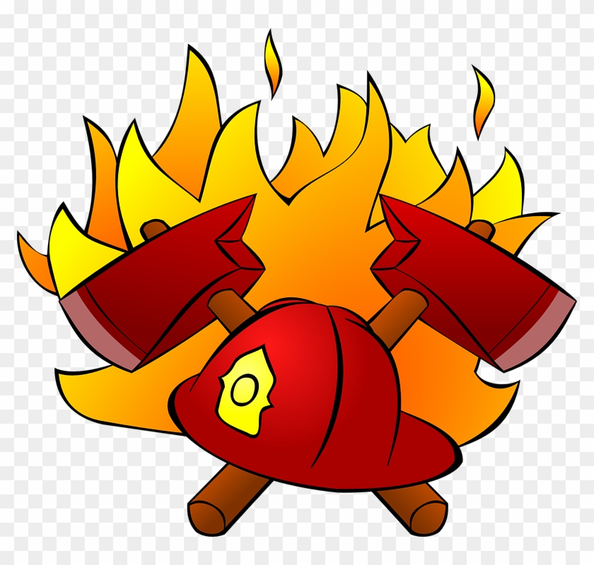 Bbq Clip Art 27, - Firefighter Clipart #341635