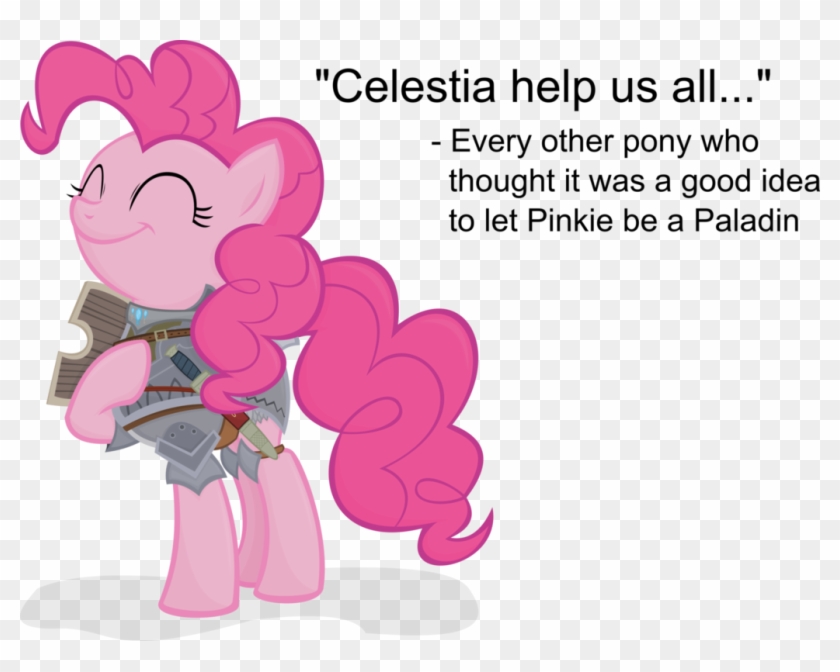 Pinkie Pie As The Paladin - Cartoon #341666