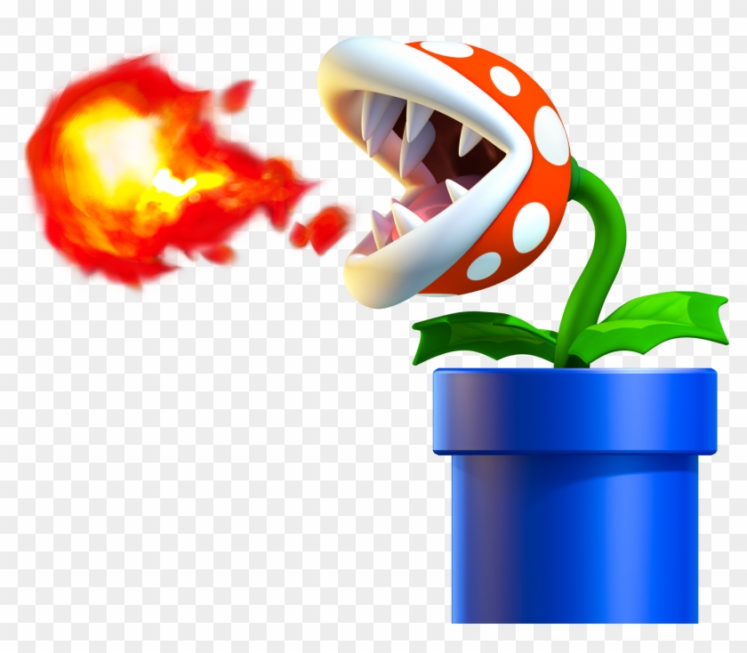 Fire Raccoon Mario - Mario Venus Fly Trap #341690