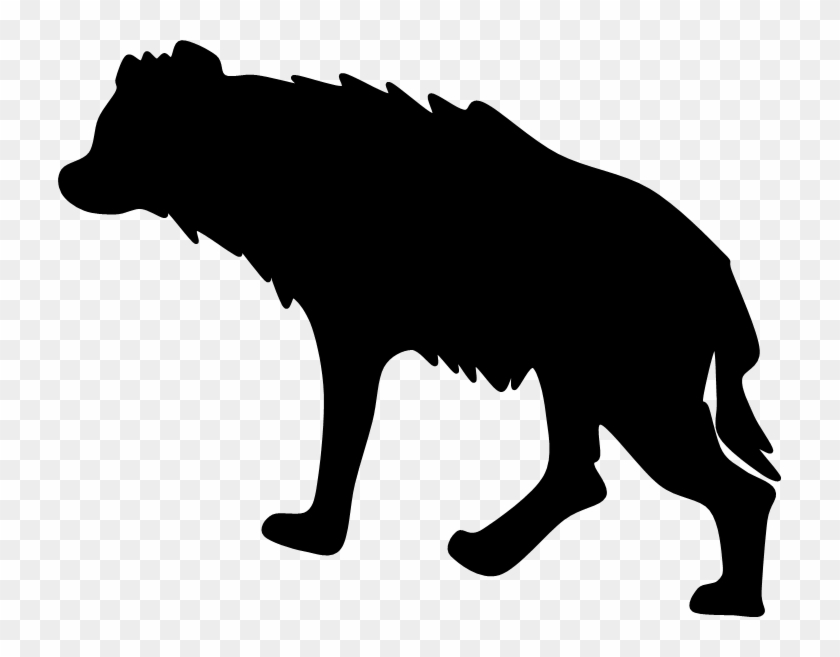 Simple Hyena Silhouette - Hyena #341767