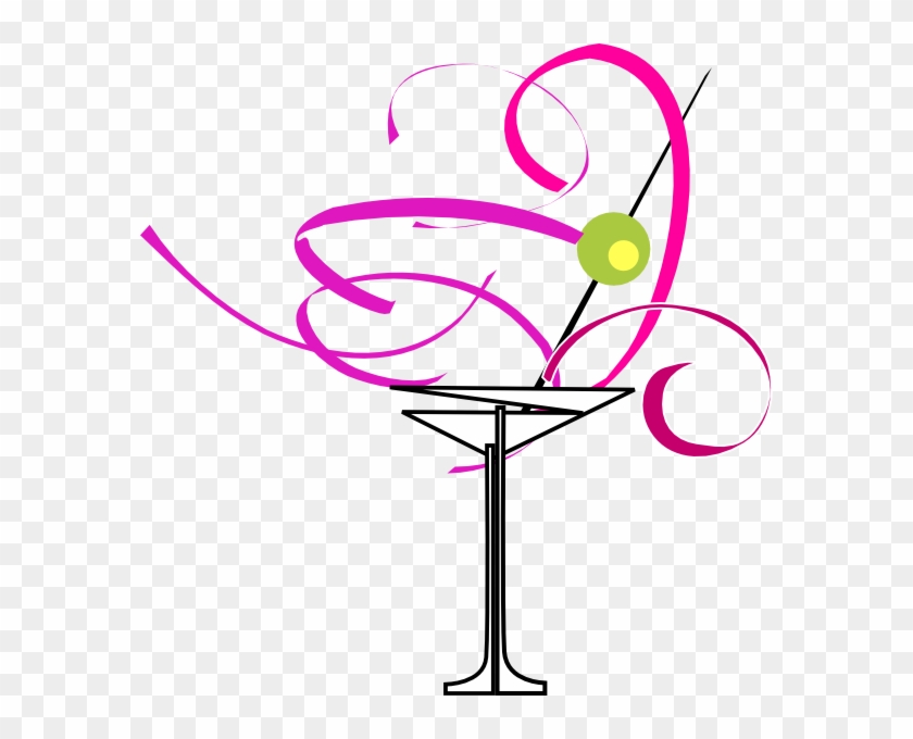 Martini Glass Clip Art At Clker Vector Clip Art - Hen Night Clip Art #341790