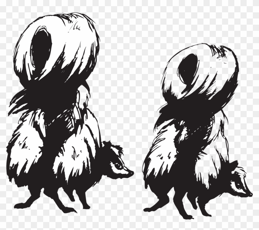 Skunks Animals Back Defense Transparent Image - Skunks Clipart #341793