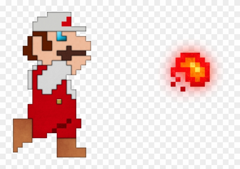 8 Bit Fire Flower Mario #341801