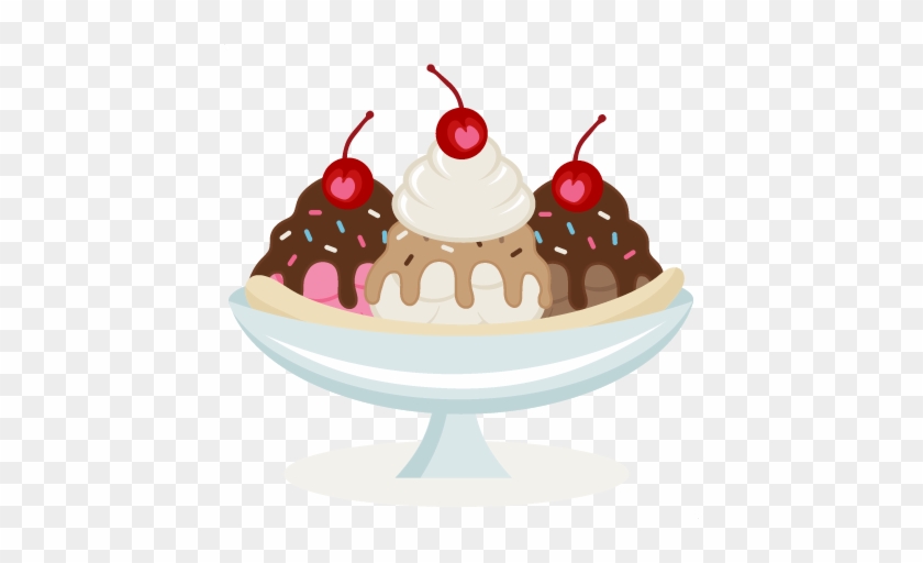 Ice Cream Sundae Clipart - Ice Cream Sundae Clipart #341812