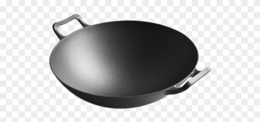 Frying Pan Cast Iron Wok Cookware And Bakeware Stock - Frying Pan Cast Iron Wok Cookware And Bakeware Stock #341901