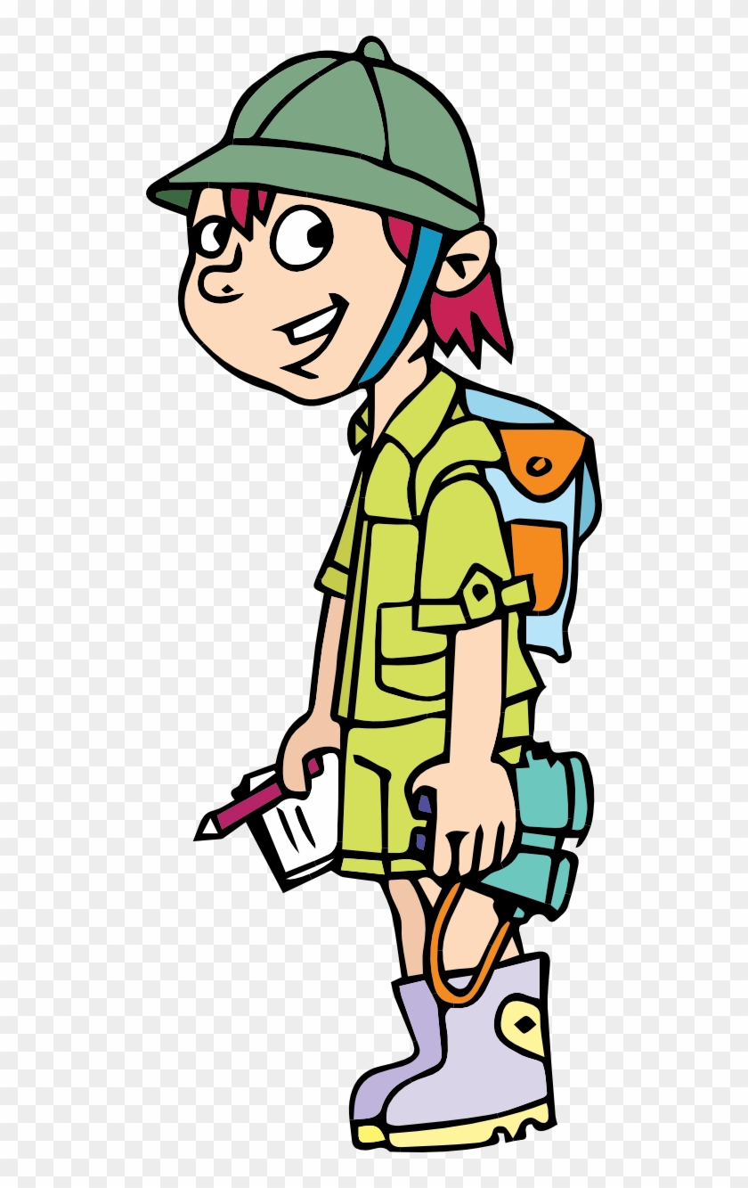 Adventure Clipart Adventurer Pencil And In Color - Adventure Cartoon Png #341972