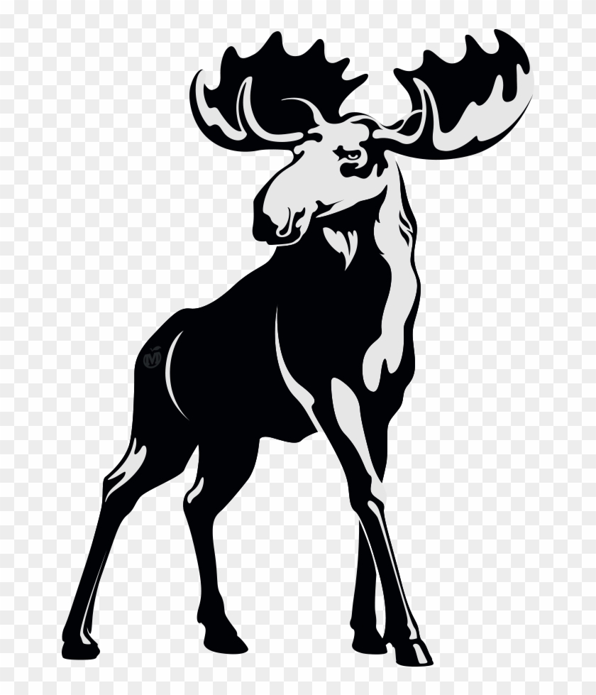 Be The Bold One Be Moose - Moose Black And White #342134