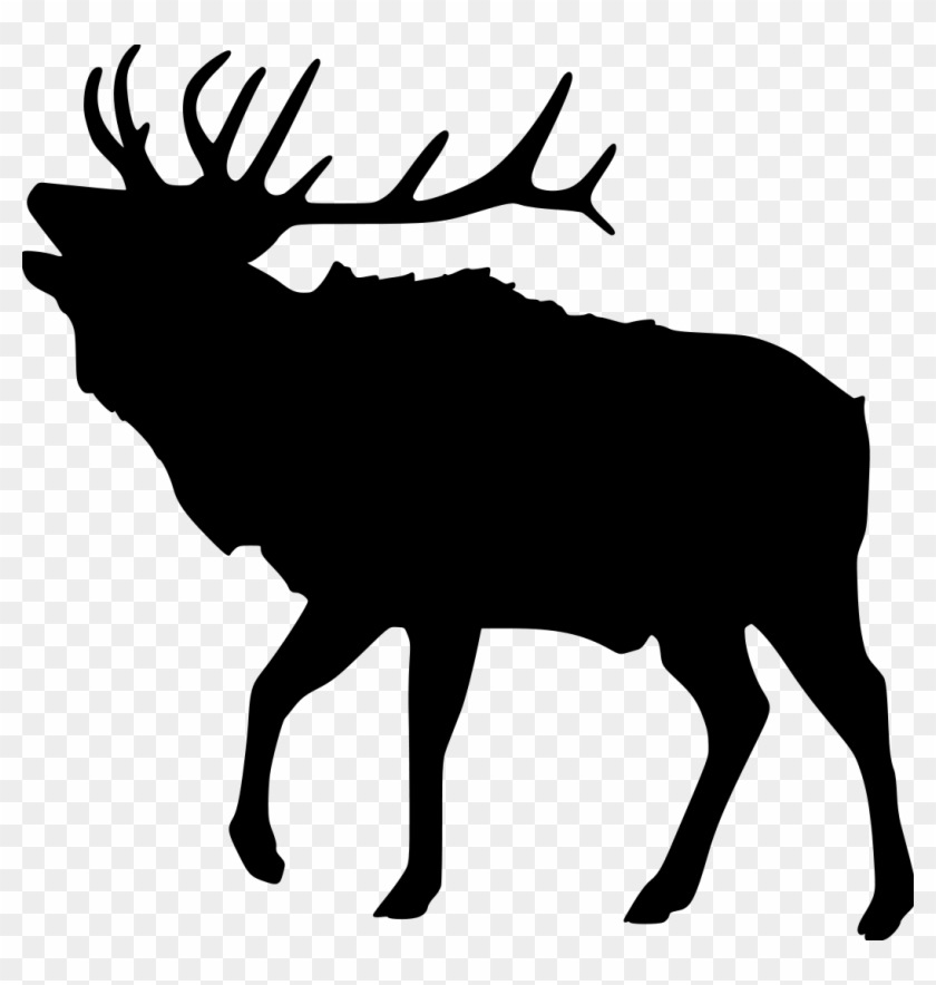 Moose Emblem Bo - Hui Resource Animal Moose Throw Pillow #342156