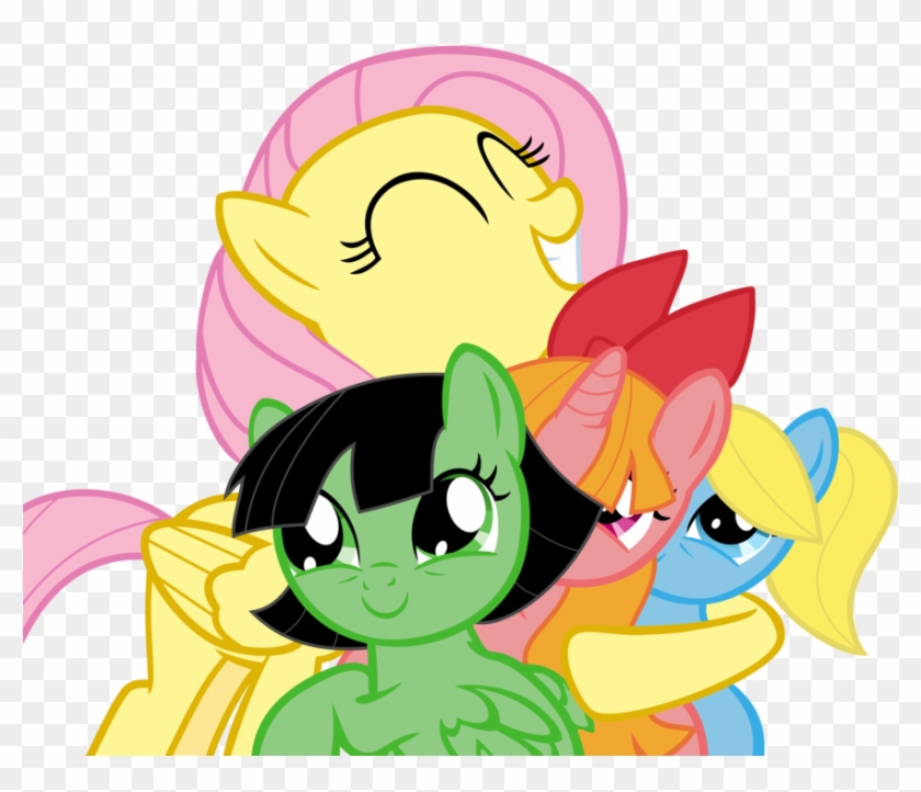 Fluttershy Loves The Ppg - Mlp Bubbles Ppg #342169