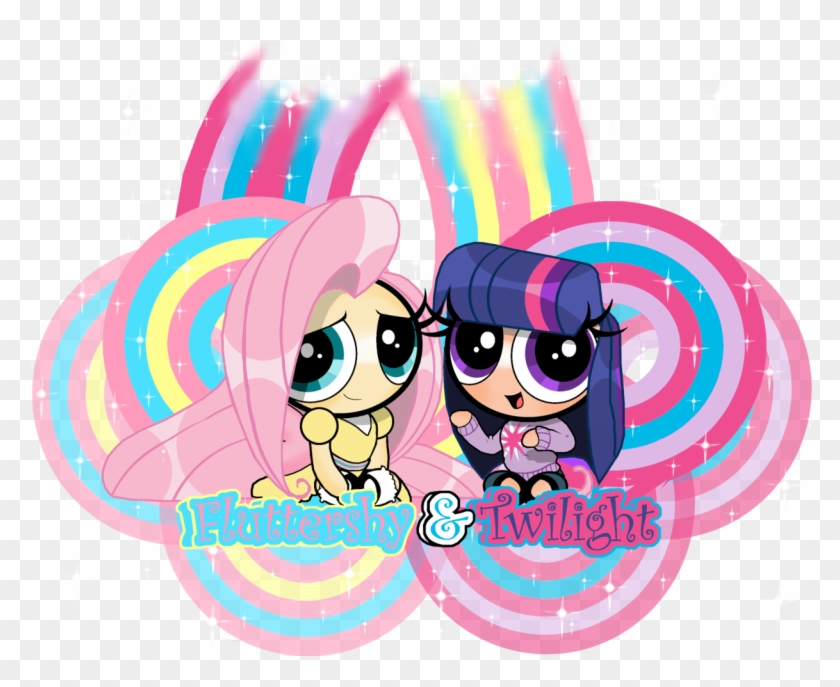 Twilight And Fluttershy By Powerpuffbaylee Twilight - My Little Pony Twilight And Fluttershy #342215