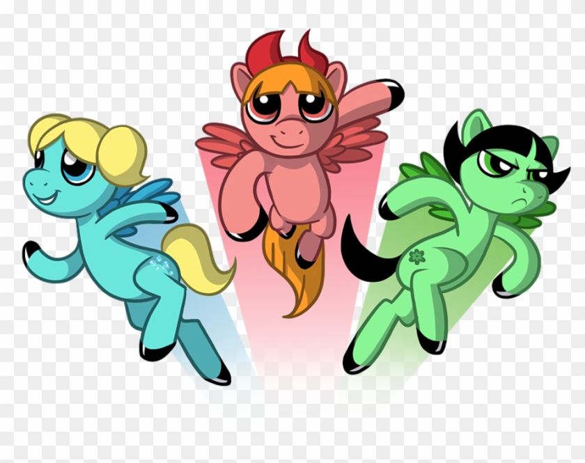 Powerpuff Ponies By Ahruu - My Little Pony: Friendship Is Magic #342216