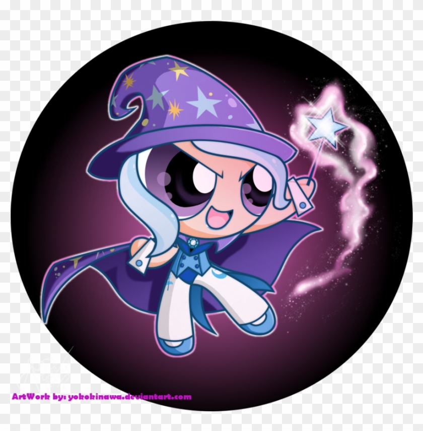 The Great And Powerpuff Trixie By Yokokinawa - My Little Pony As Powerpuff Girl #342253