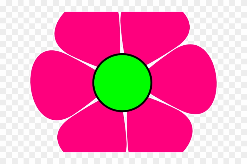 Pink Flower Clipart 2 Flower - 60s Flower #342275