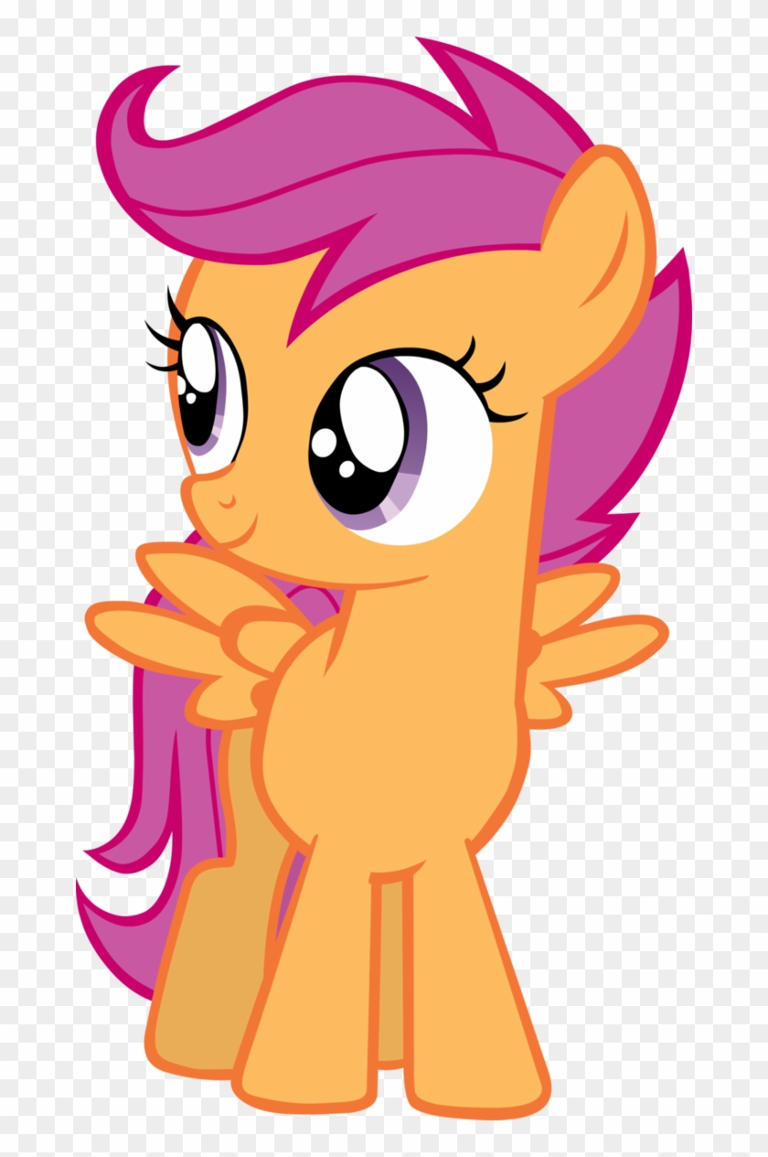 Scootaloo Vector By Scrimpeh - My Little Pony Scootaloo Png #342314