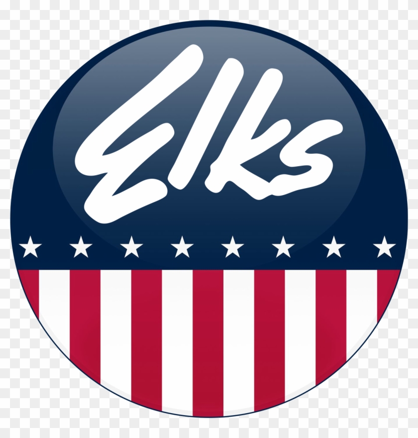 Elks Usa Button - Elks Logo Png #342349