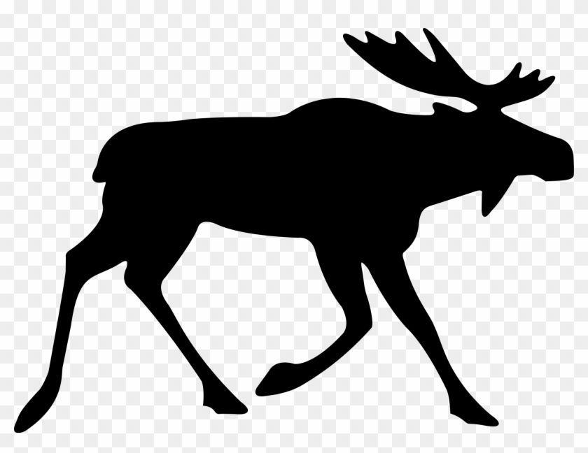 File - Elk Siluette - Svg - Elk Vector #342398