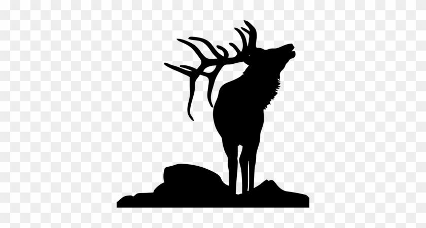 From Canadian Elk - Silhouette Of An Elk #342405