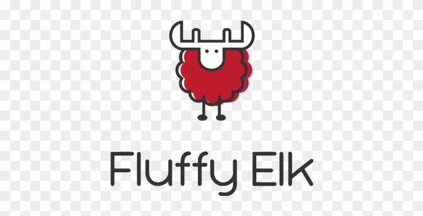 Fluffy Elk Logo - Fluffy Elk Logo #342485