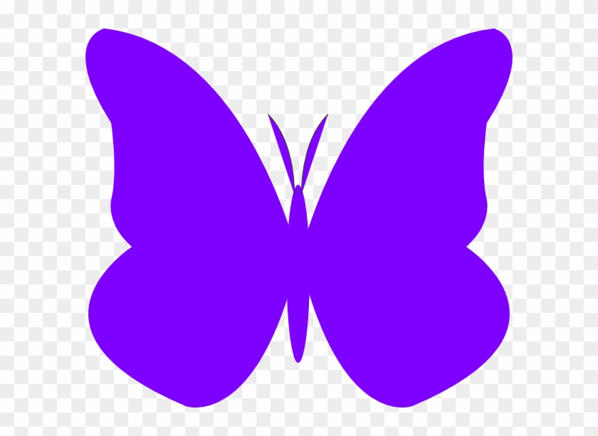 Violet Butterfly Clipart Purple Clip Art At Clker Com - Butterfly Clip Art Violet #342608