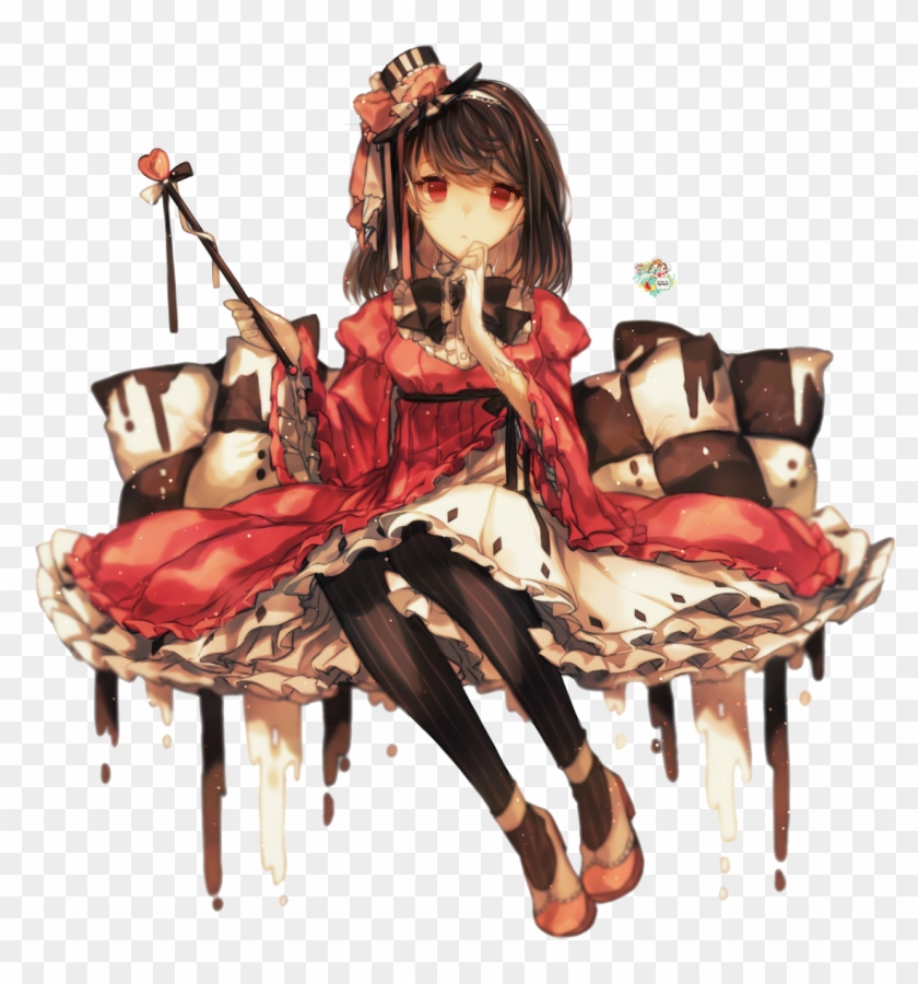 More Like Anime Girl Render By Fashion-neko21 - Render Anime C4d Red #342656