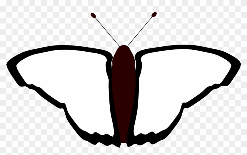 Butterfly 39 Black White Line Art Coloring Book Colouring - Coloring Book #342672