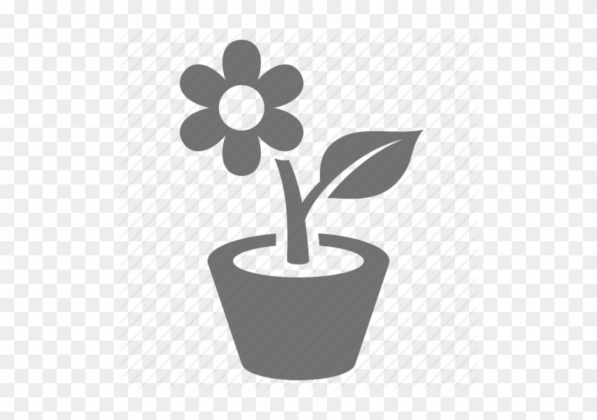 Flower Pot Icon Stock Vector 321495926 - - Granite #342686