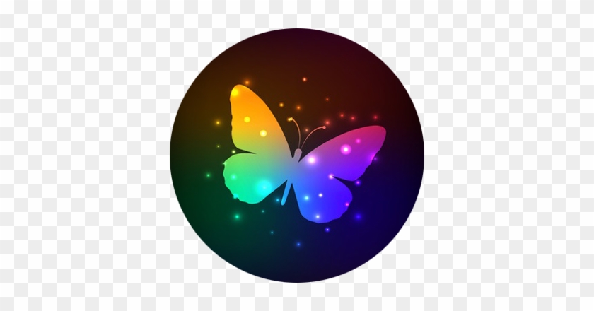 Rainbow Butterfly Clipart Transparent - Rainbow Images Of Butterflies #342719