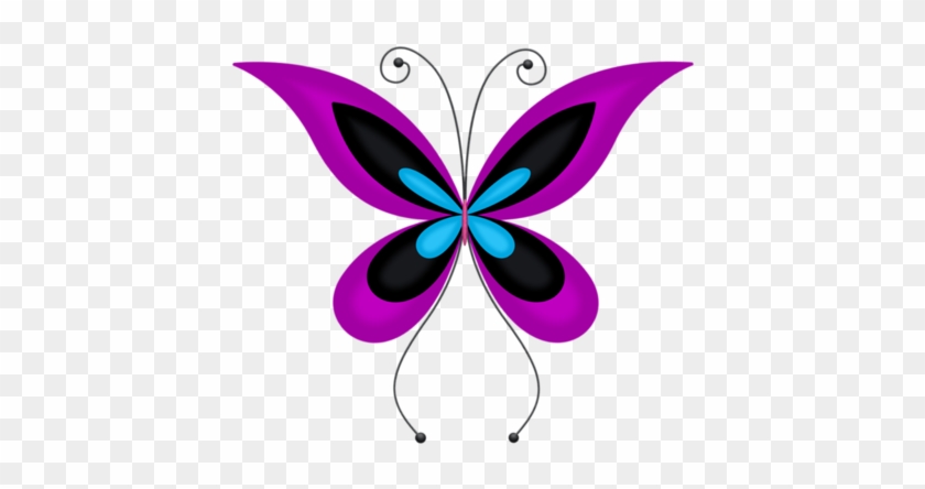 Lacarolita Emo Girl Butterfly1 - Clip Art #342722