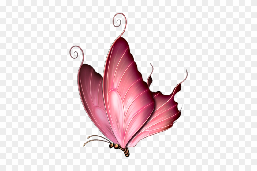 Butterfly 10 - Pink Butterfly Png #342745