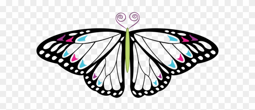 Clipart Butterflies - Brush-footed Butterfly #342764