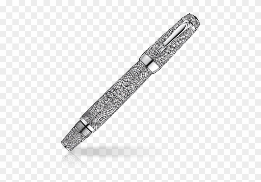 For Royalty, Dignitaries And Businessmen To Sign Those - Fountain Pen With Diamonds #342833